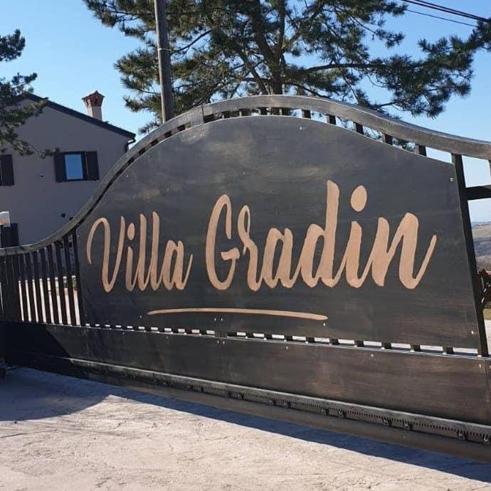Luxury Villa Gradin Gračišče Buitenkant foto