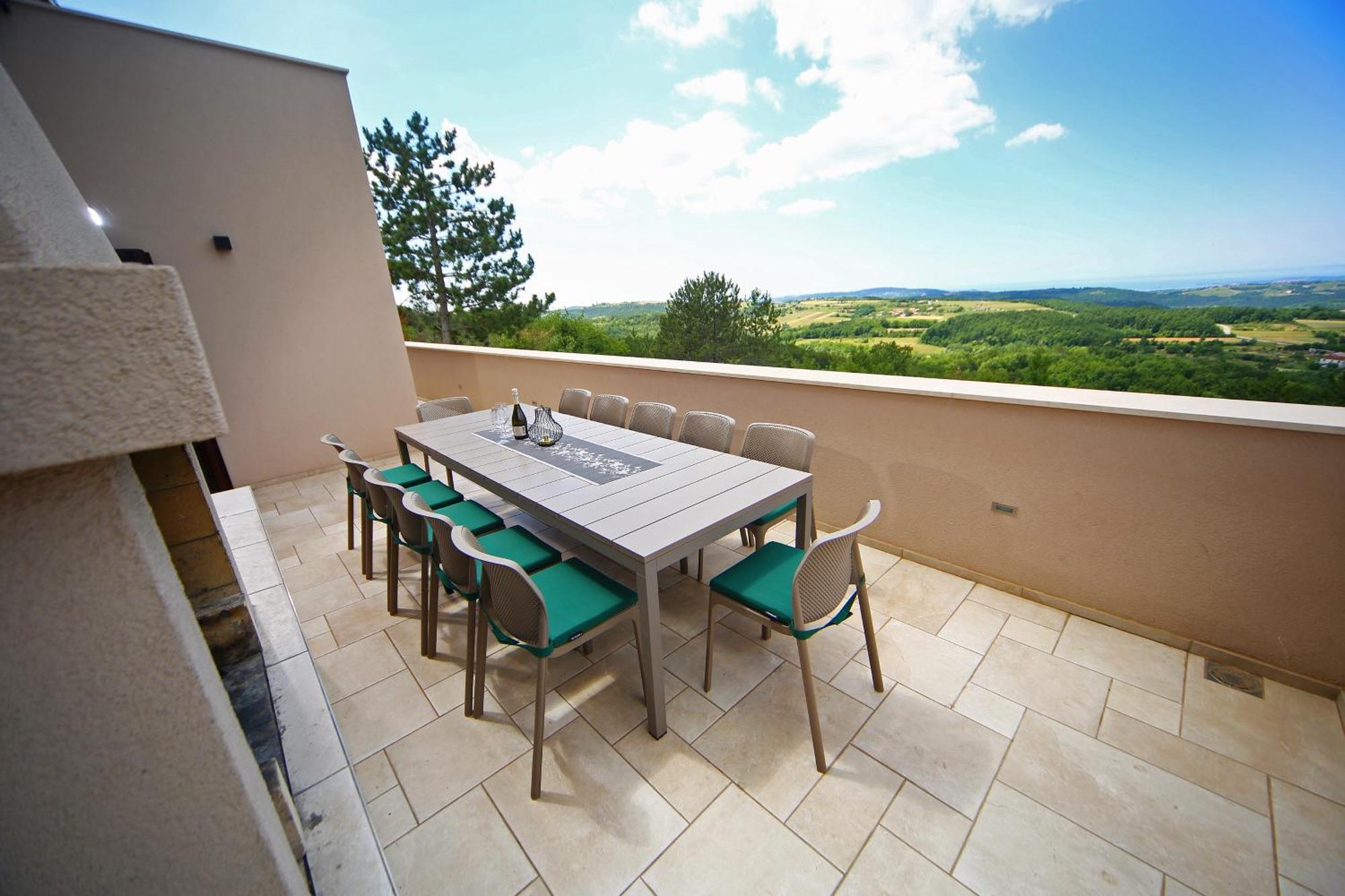 Luxury Villa Gradin Gračišče Buitenkant foto