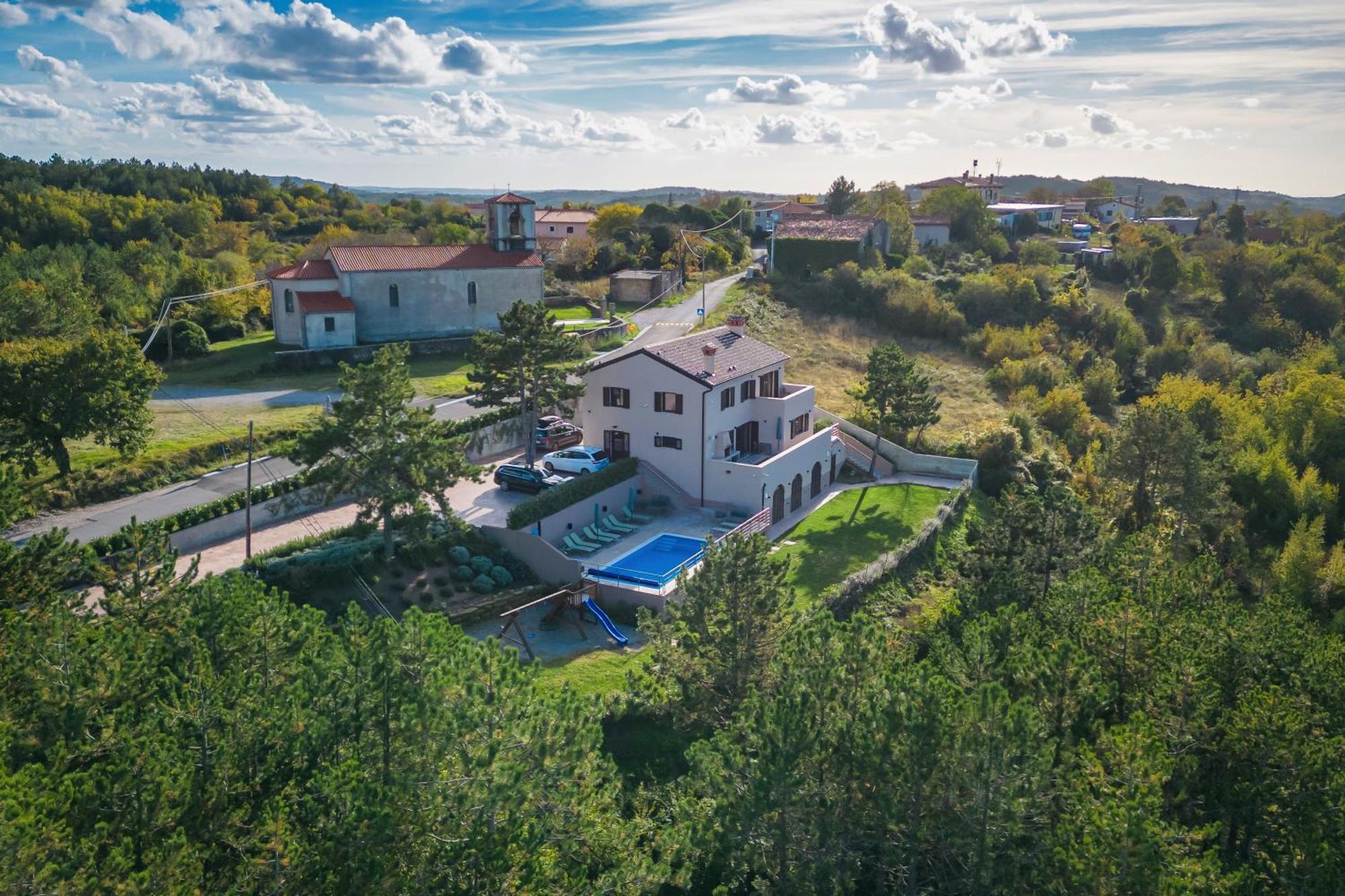 Luxury Villa Gradin Gračišče Buitenkant foto