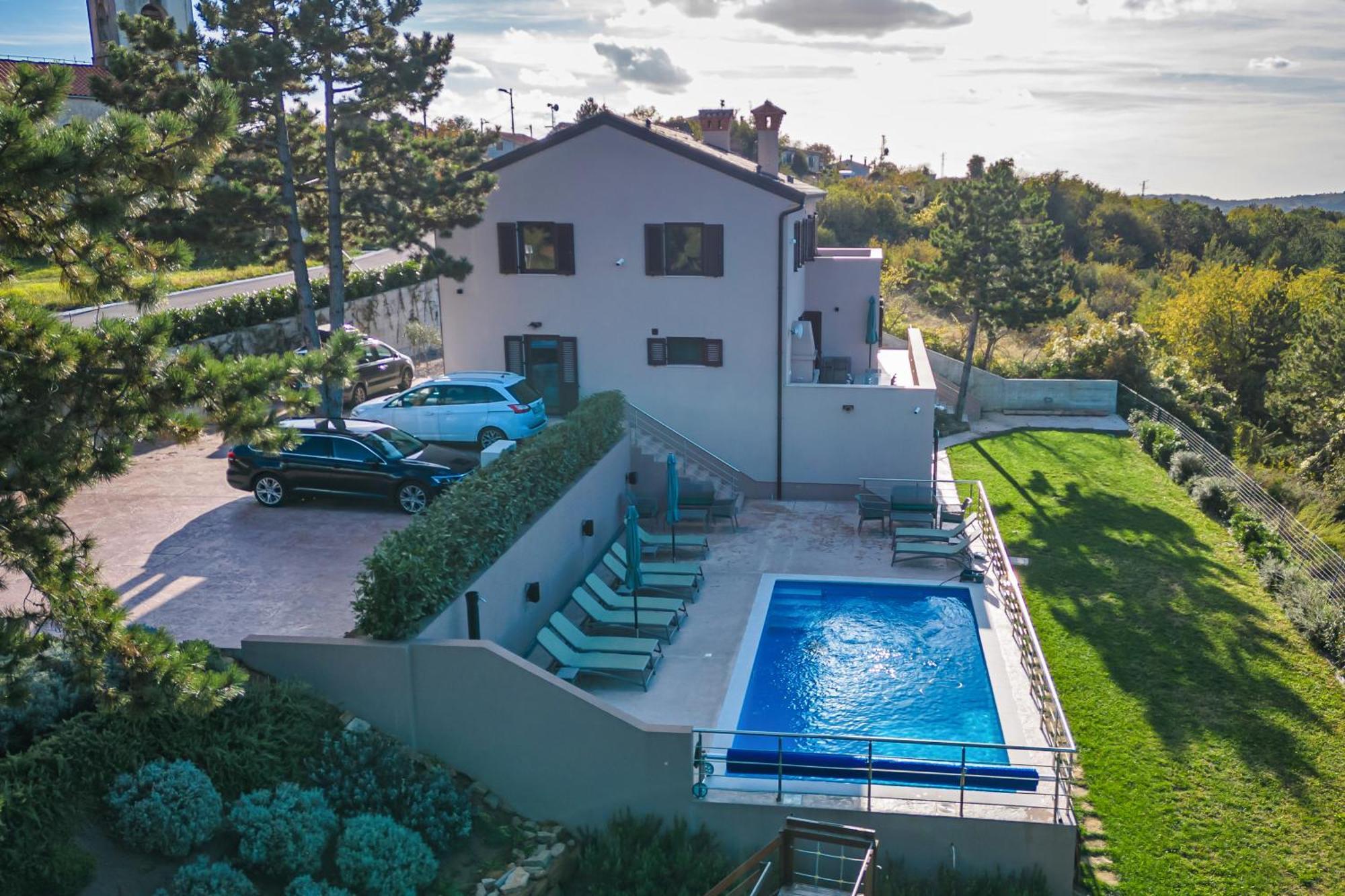 Luxury Villa Gradin Gračišče Buitenkant foto